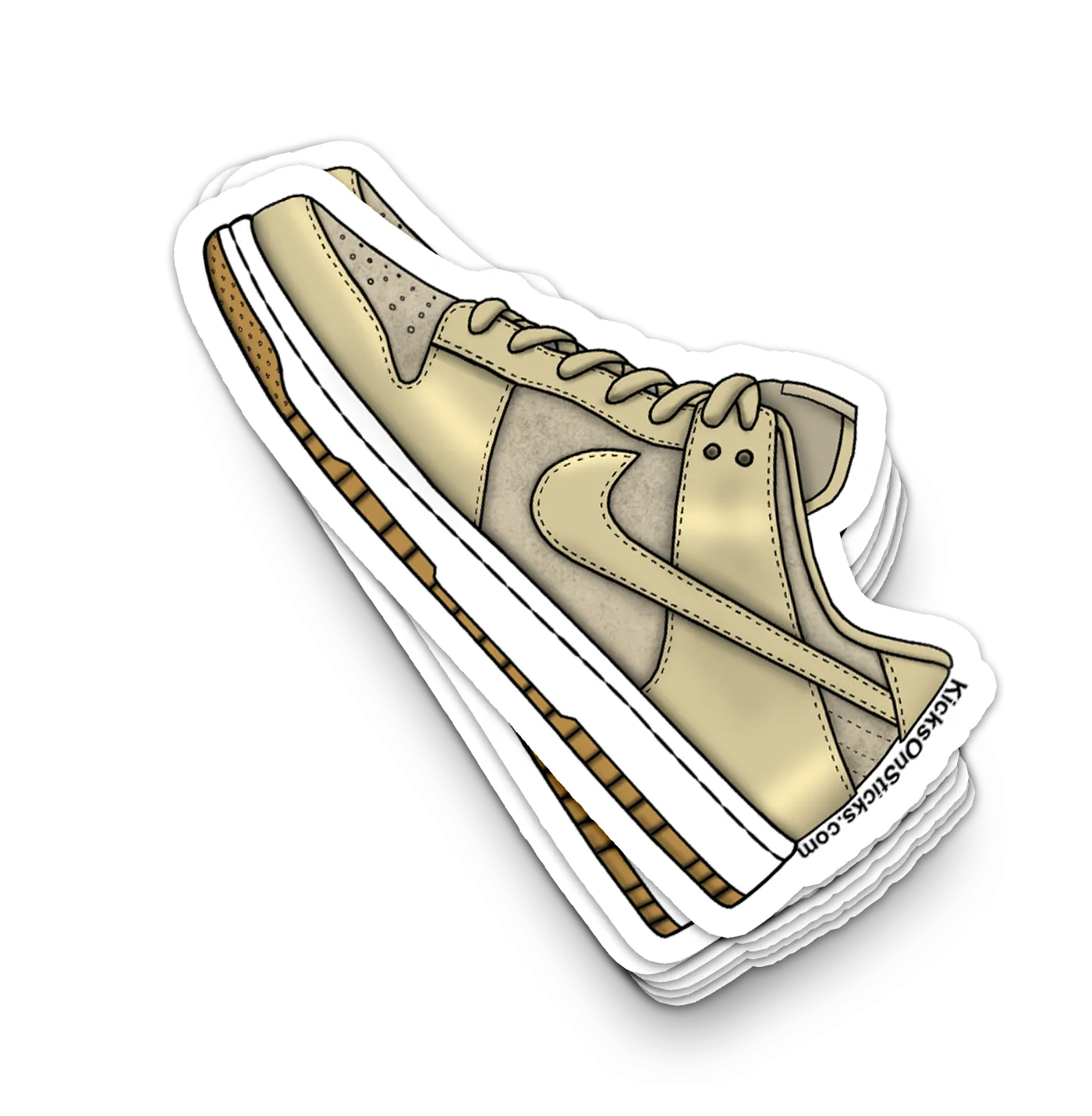 Dunk Low "Khaki Gum" Sneaker Sticker