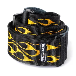 Dunlop Flame Orange Classic Guitar Strap