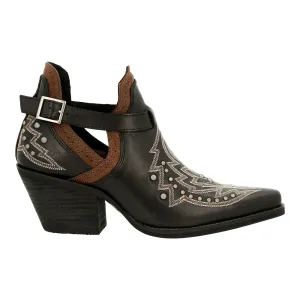 Durango Crush Studded DRD0403 Womens Black Leather Ankle & Booties Boots
