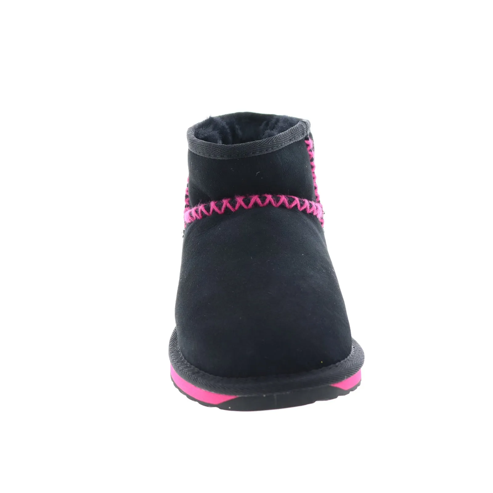 EMU Australia Barbie X Stinger Micro Stitch W12899 Womens Black Ankle Boots