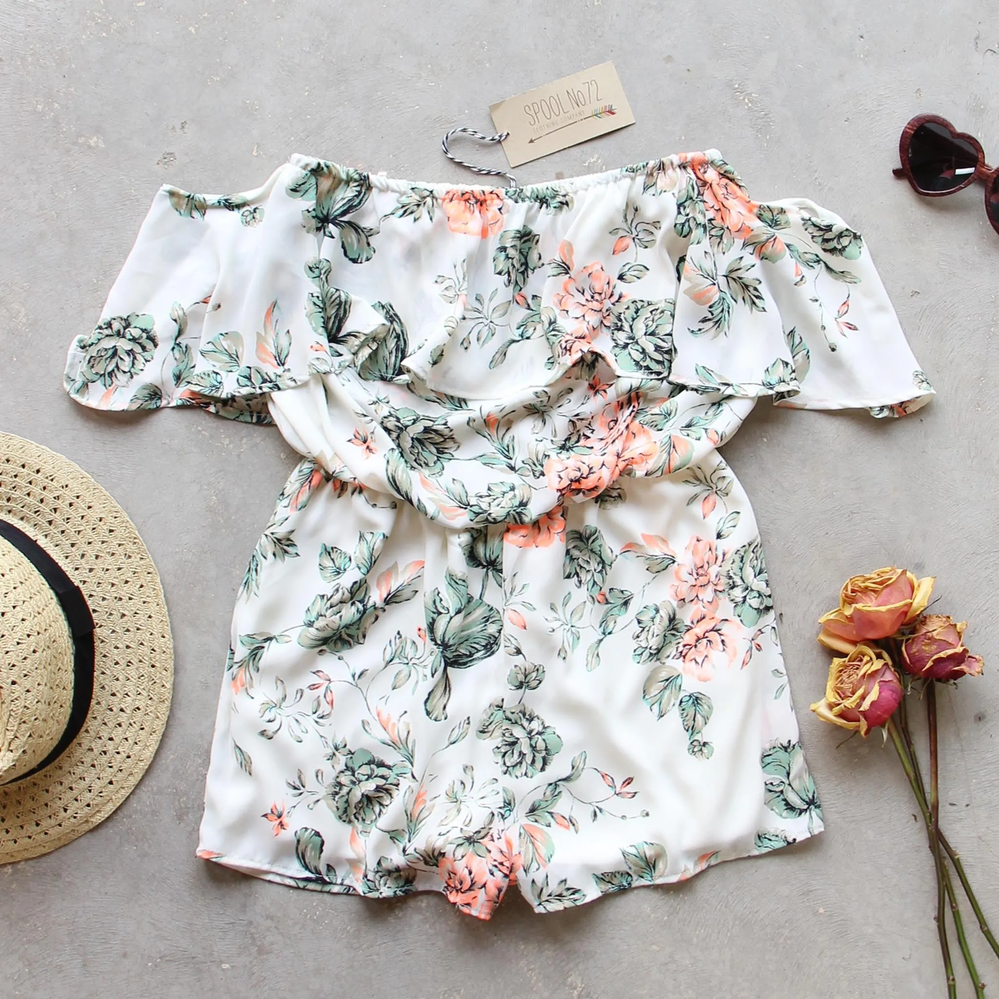 Faded Bloom Romper