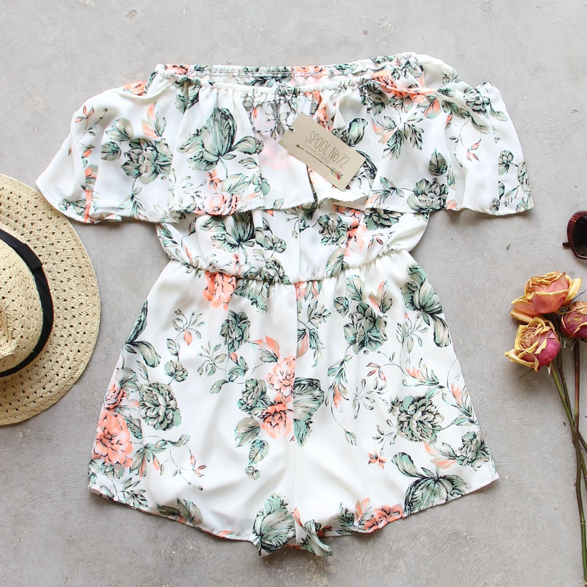 Faded Bloom Romper