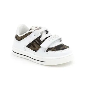 Fendi Baby - Babylace Up Velcro Ff Detailed Sneakers