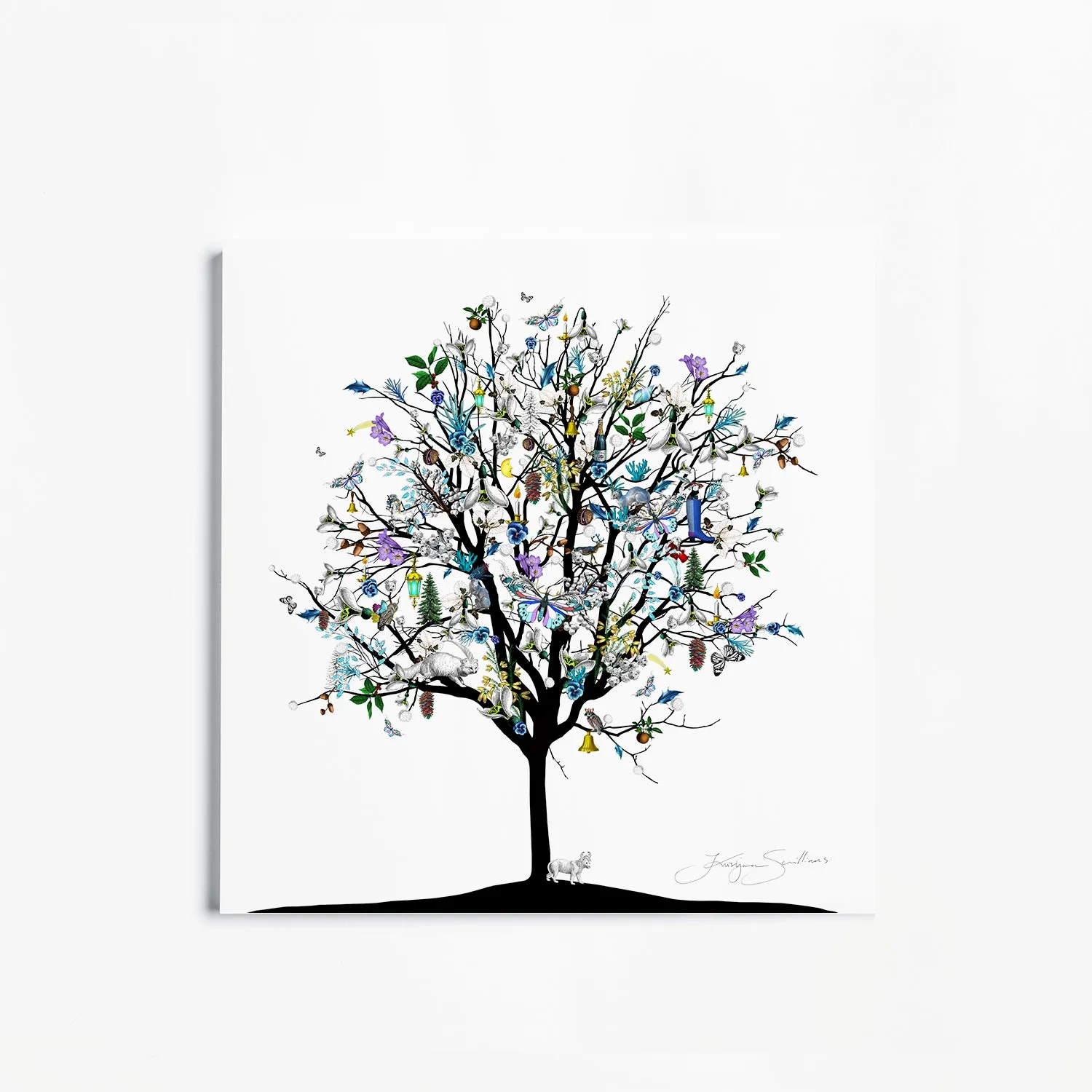Four Season Tree - Vetur - Art Print