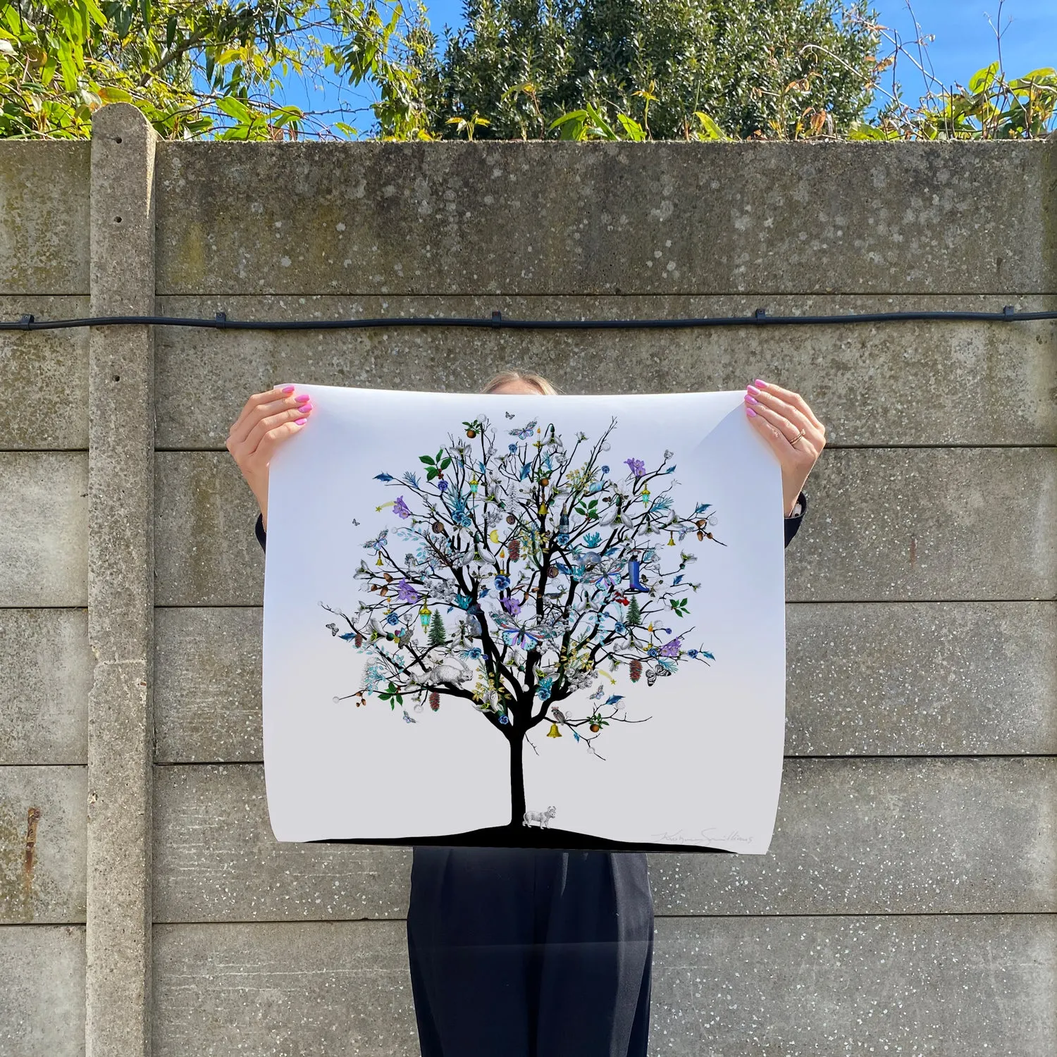 Four Season Tree - Vetur - Art Print