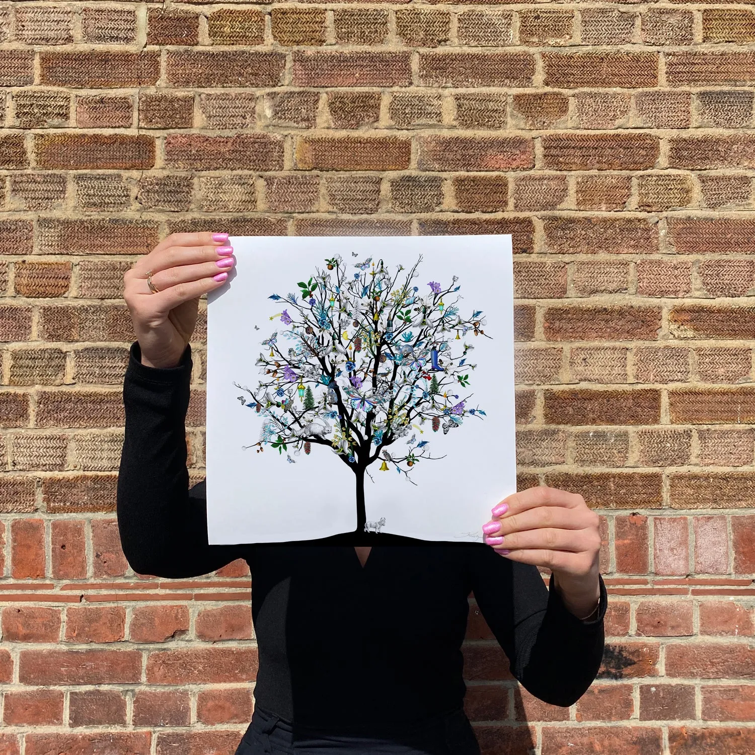 Four Season Tree - Vetur - Art Print