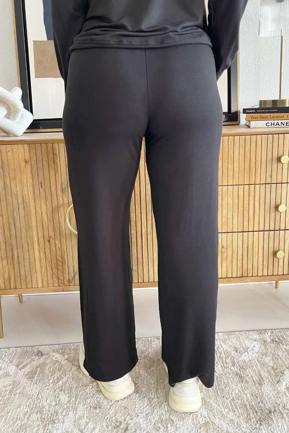 French Terry Wide Leg Pants
