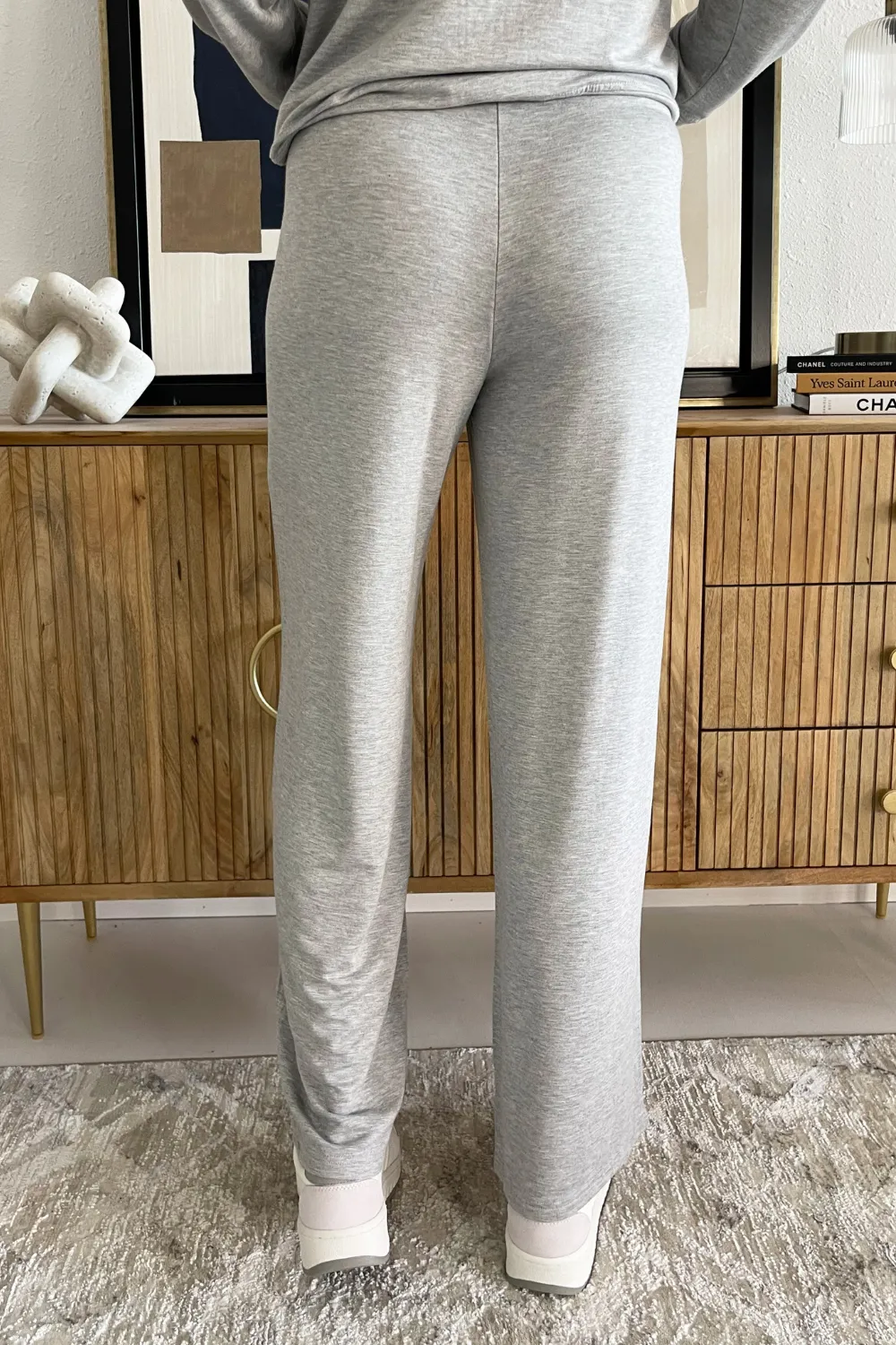 French Terry Wide Leg Pants