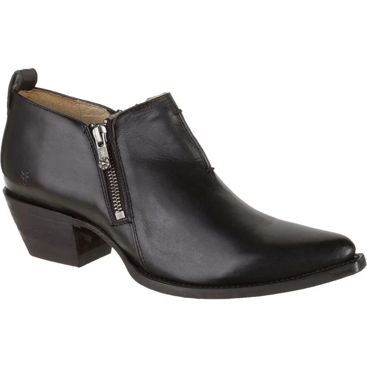 FRYE SACHA MOTO SHOOTIE LEATHER BOOTIES