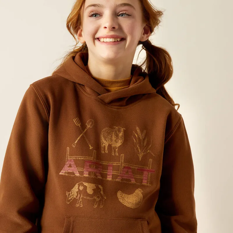 Girl's Ariat Ranch Collections Hoodie
