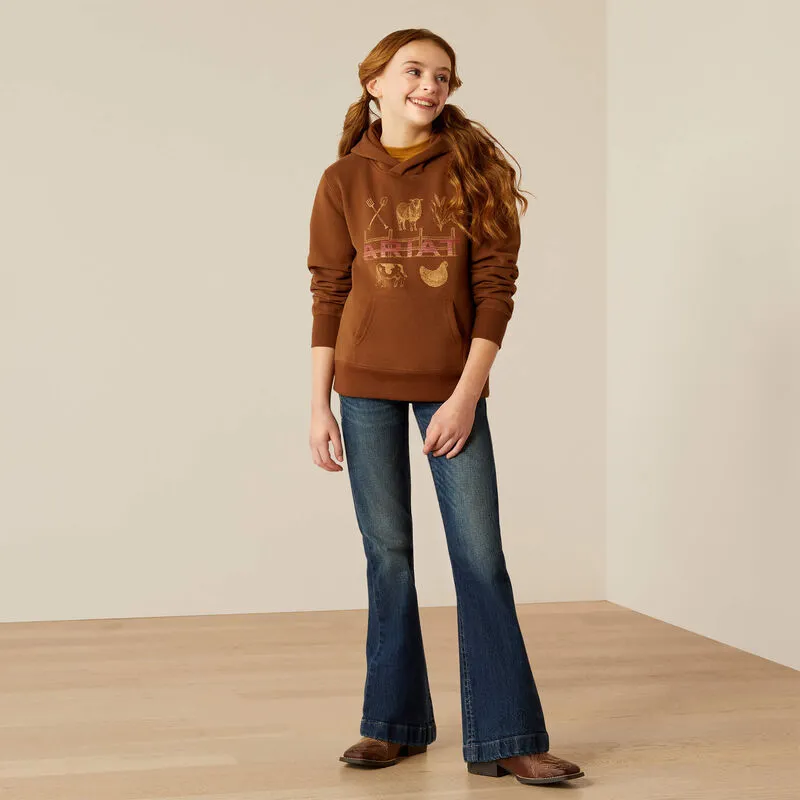 Girl's Ariat Ranch Collections Hoodie