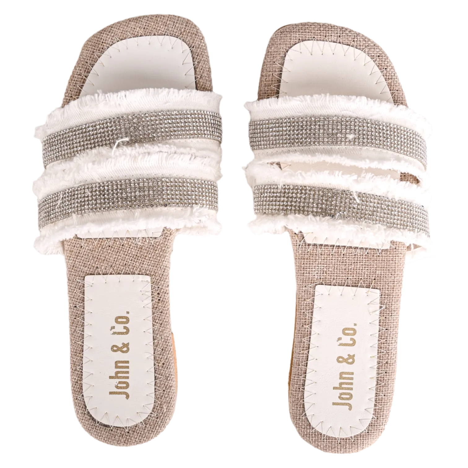 Glitter wave slipper