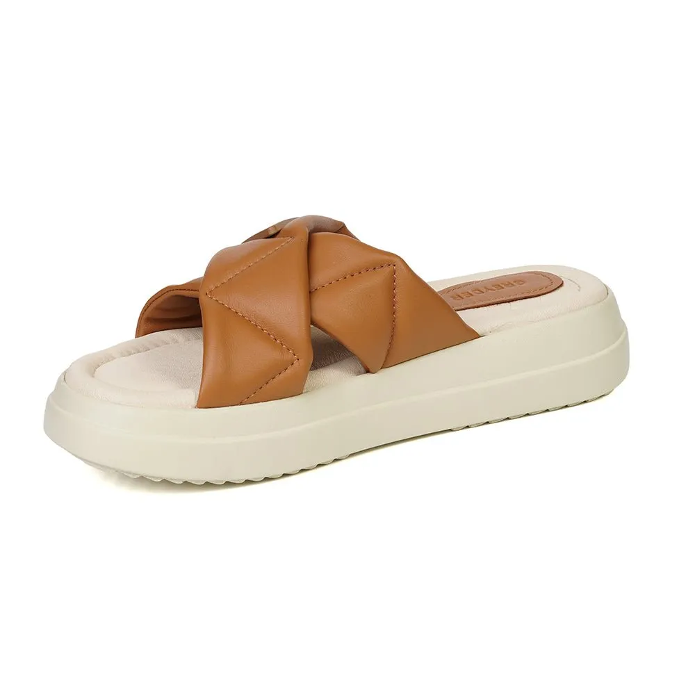 Greyder Women's Stylish Geometric Slippers