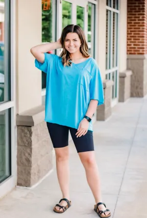 Hello Boyfriend Tee in Blue