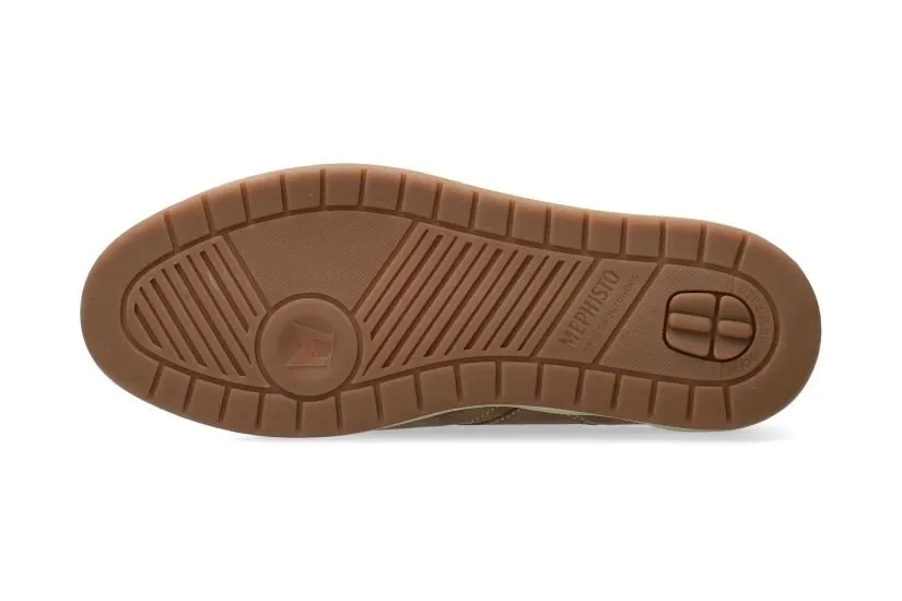 'Henrik' men's lace-uzip  sneaker - Beige