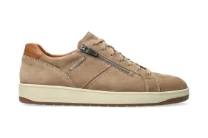 'Henrik' men's lace-uzip  sneaker - Beige