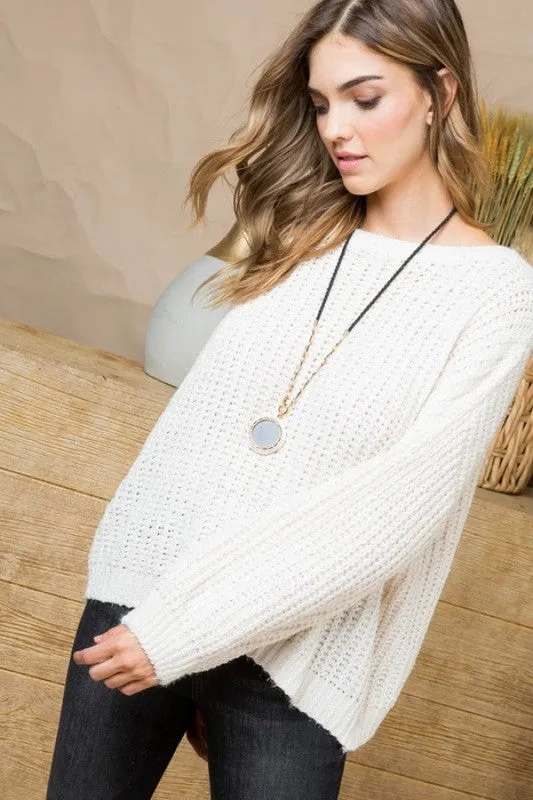 High-Low Sweater