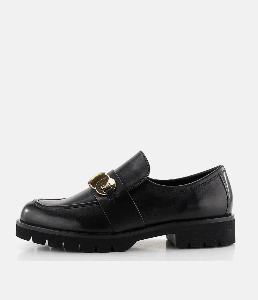 Hogl Luxurious Black Leather Loafers