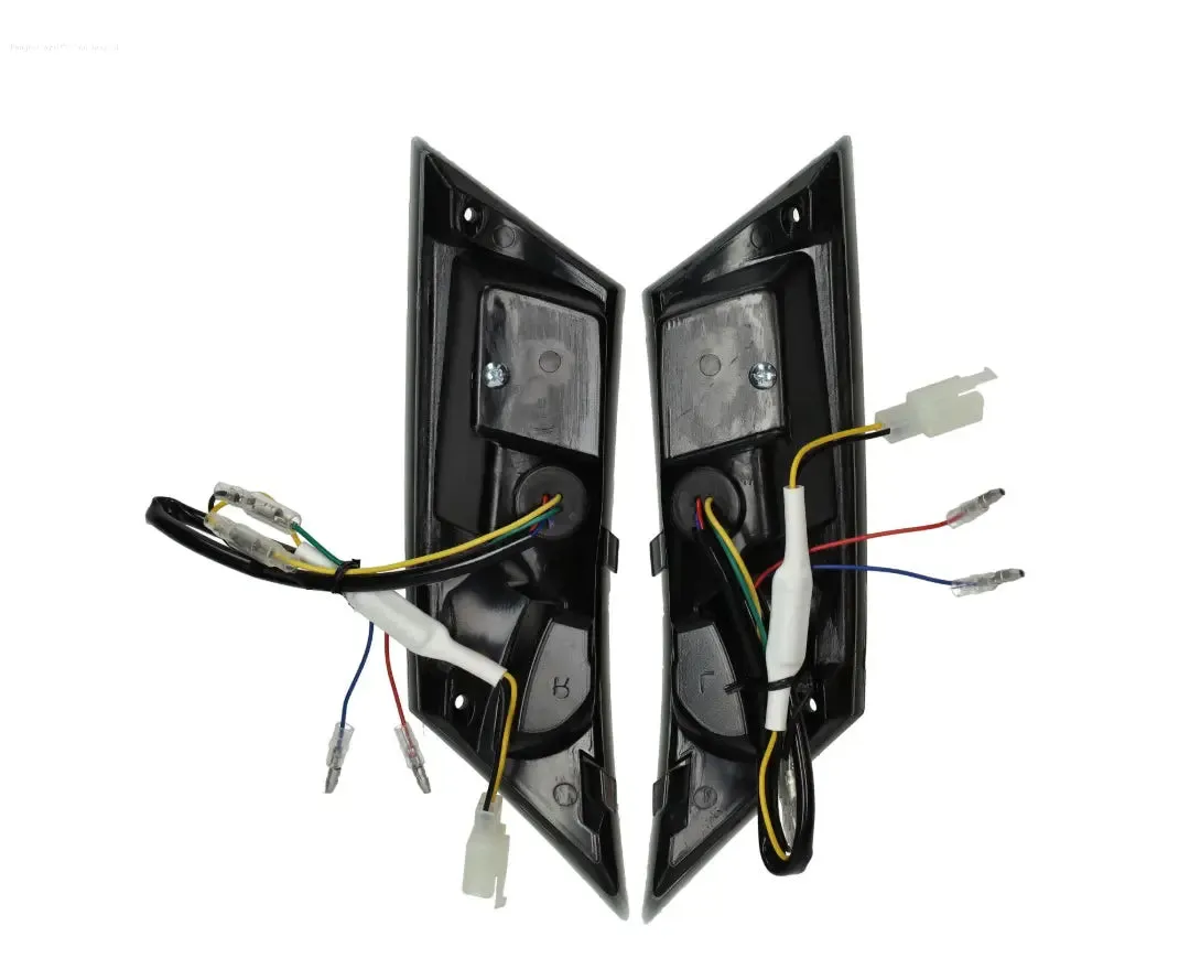 Indicator Kit Rear DMP Sport Tube Smoked | PIAGGIO ZIP II/ZIP SP 50cc
