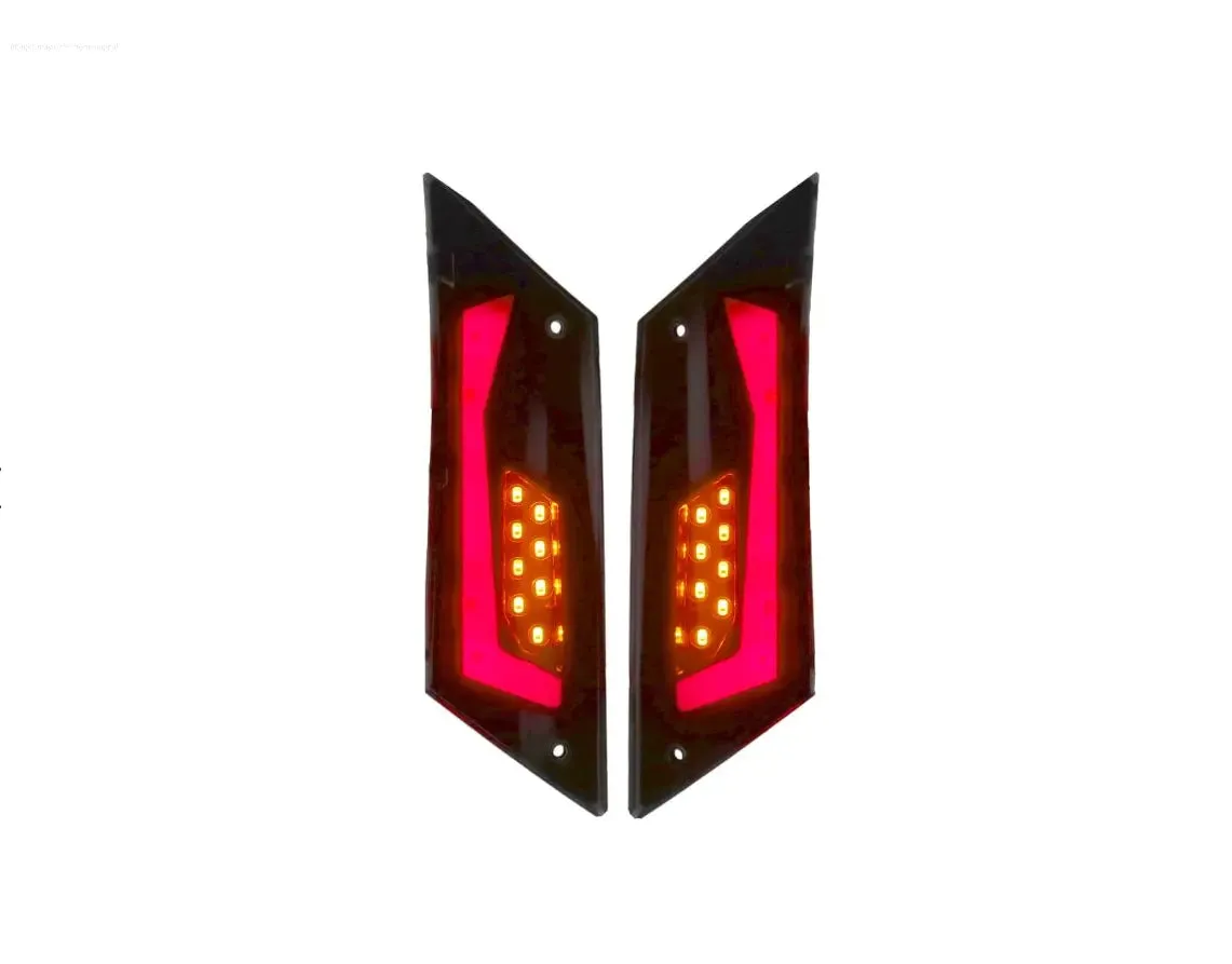 Indicator Kit Rear DMP Sport Tube Smoked | PIAGGIO ZIP II/ZIP SP 50cc