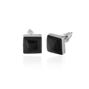 Ines Jet Stone Earrings