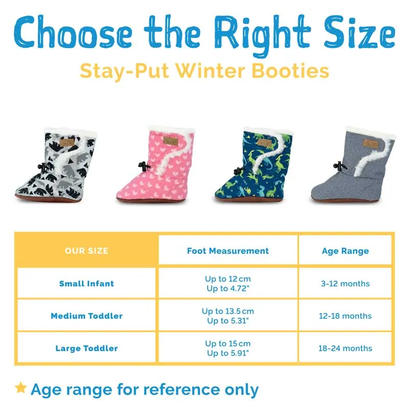 Jan & Jul Stay-Put Cozy Booties - Black