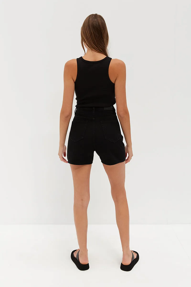 Jean Shorts - Black