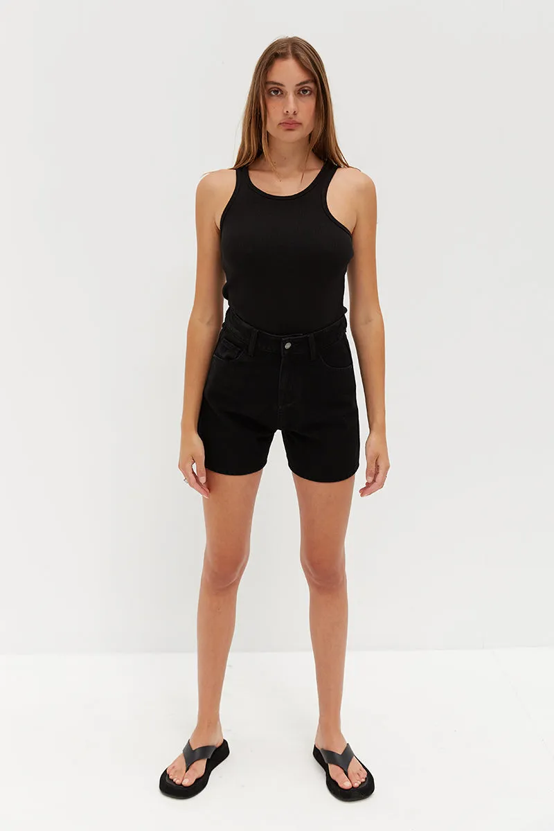 Jean Shorts - Black