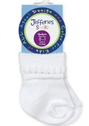 Jefferies Rock-A-Bye Booties - White