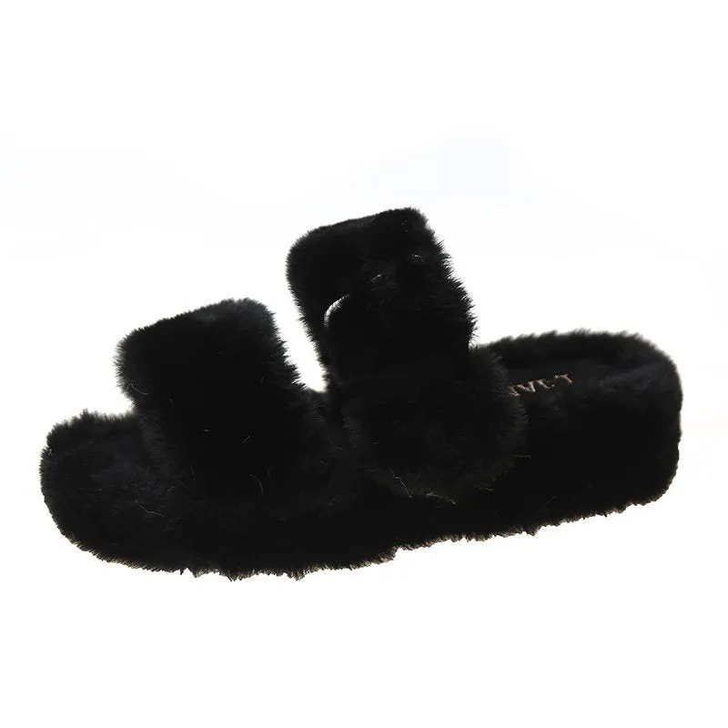 Joan – Fluffy Women's Slippers