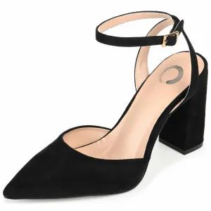 Journee Women's Tyyra Pumps Black, 12 - Very Good