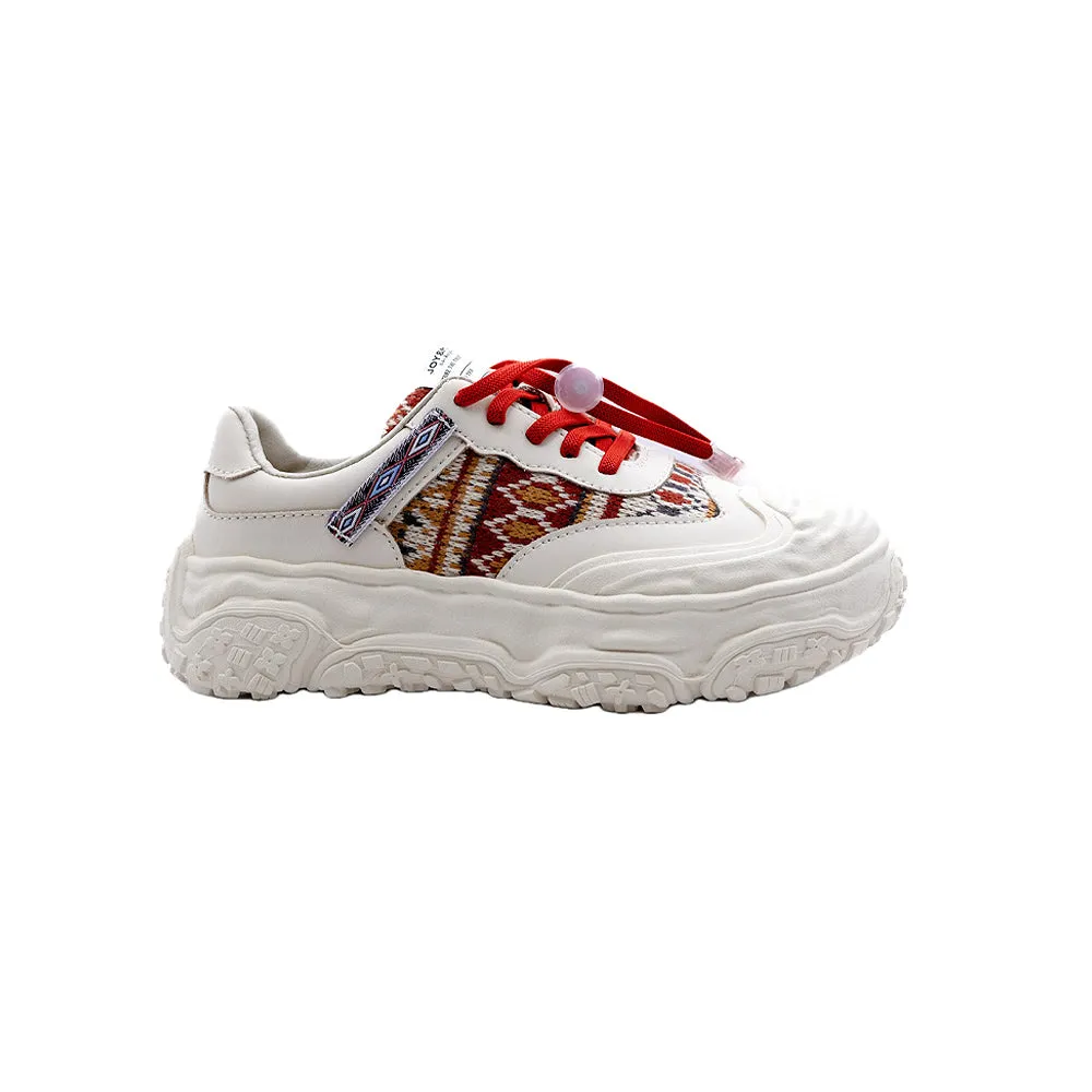 Joy & Mario Women's High Sole Sneakers
