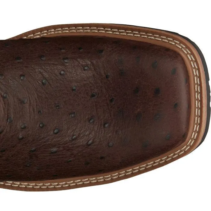 Justin Men's Derrickman 12" WP Western Work Boot -Brown- SE4834