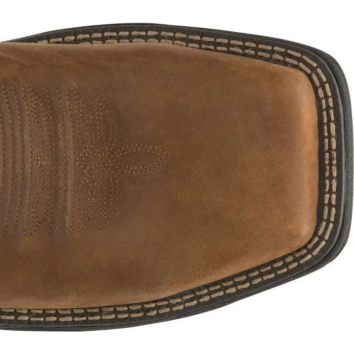 Justin Men's Rush 11" Comp Toe Western Work Boot -Tan- WK4337