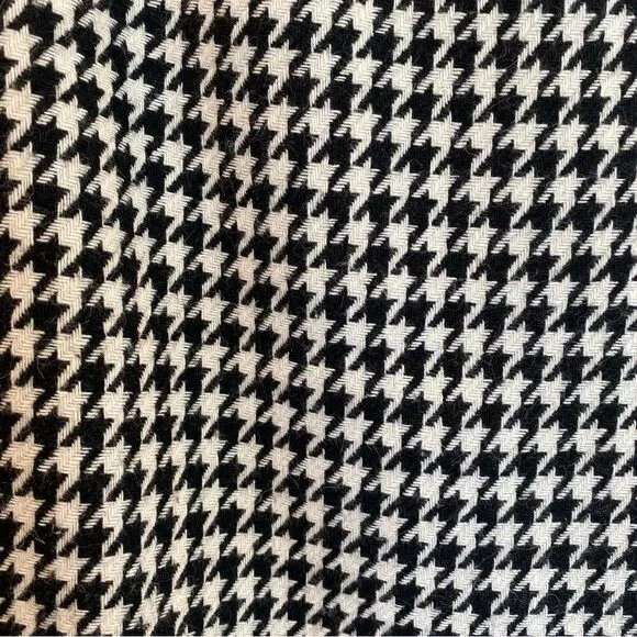 Kate Hill Houndstooth Wool Blend Pencil Skirt Women's 4P