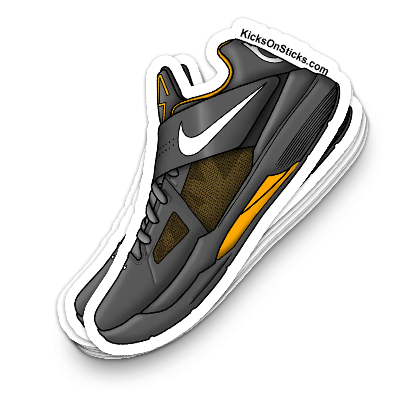 KD 4 "Del Sol" Sneaker Sticker