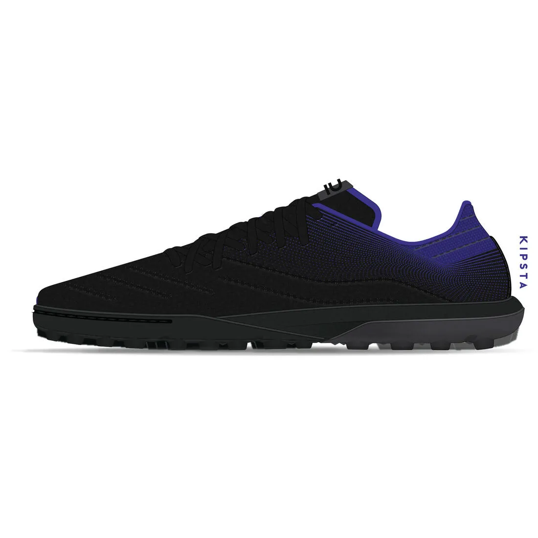 Kids' Lace-Up Leather Football Boots Viralto II Turf - Black/Lightning