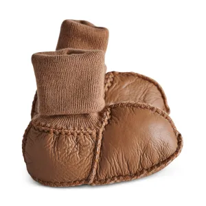 KIP & CO BABY BOOTIES: BISCUIT