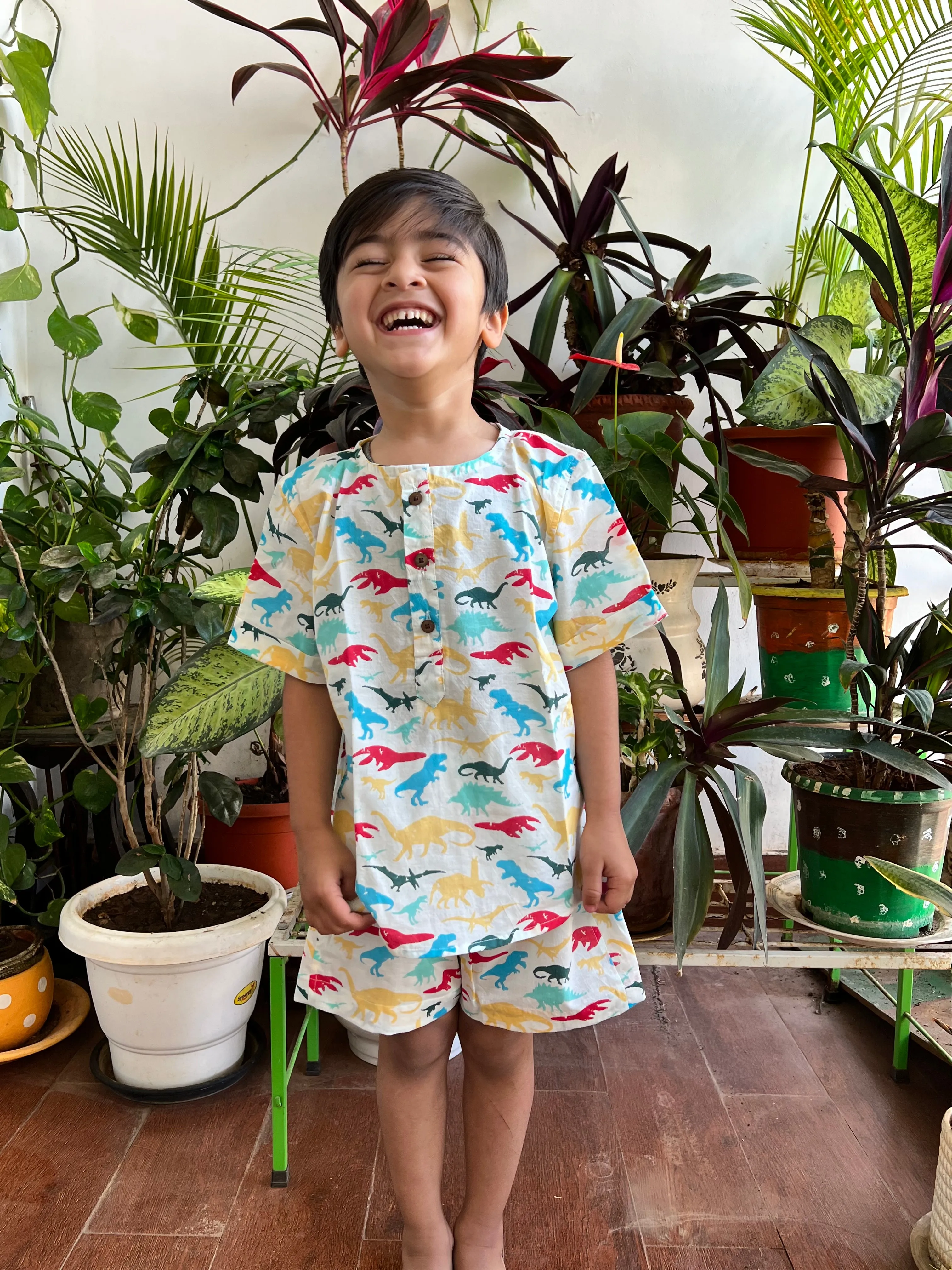 Klingaru Summer Short Set  -  Dino
