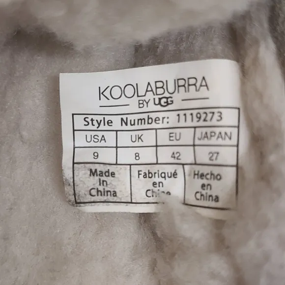 KOOKABURRA BY UGG SLIPPERS