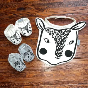 Land of Nod Bib and Bootie Bundle