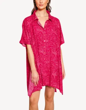 Las Palmas Big Shirt Cover Up