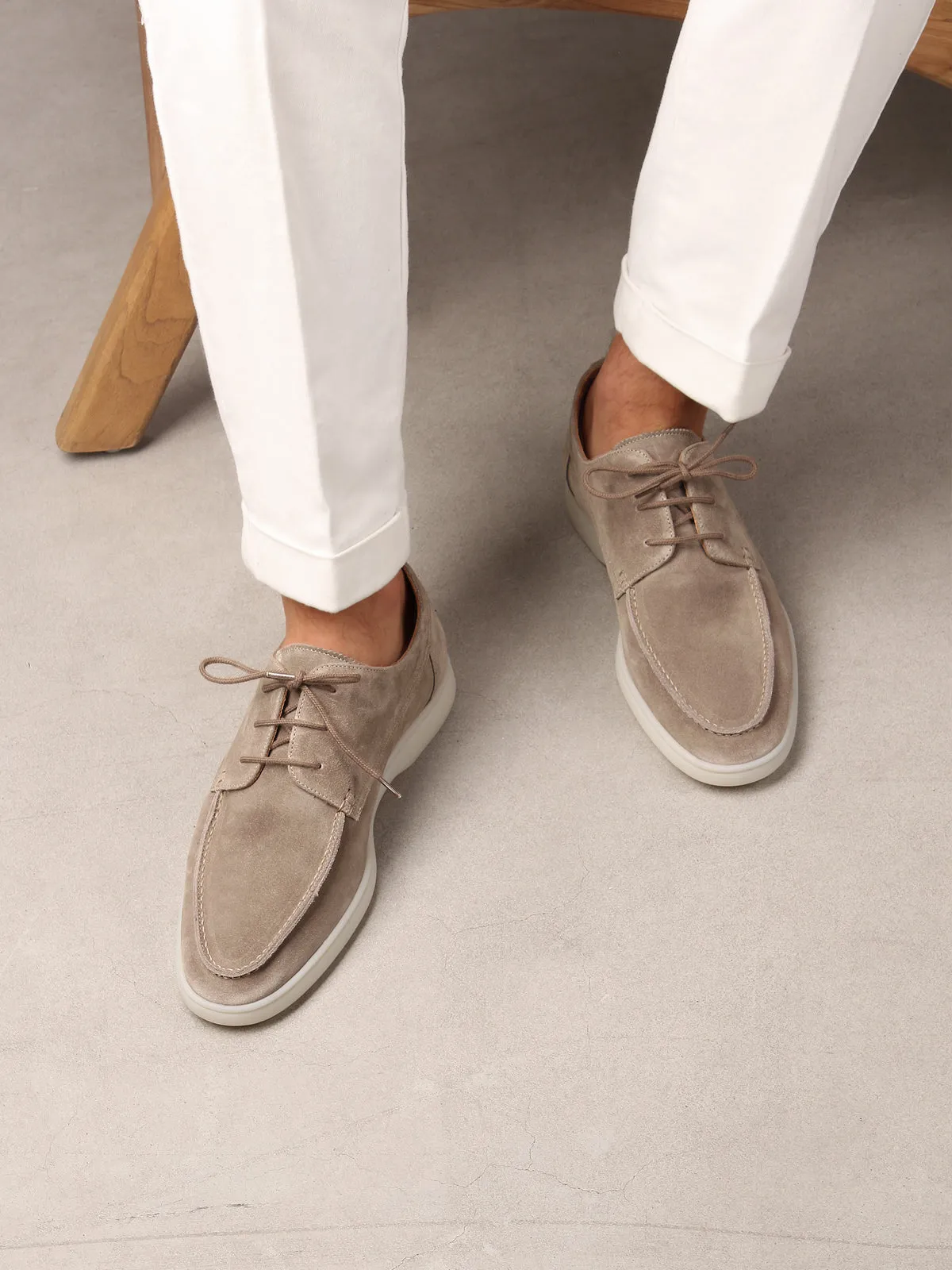 Light Grey - Boat Loafers