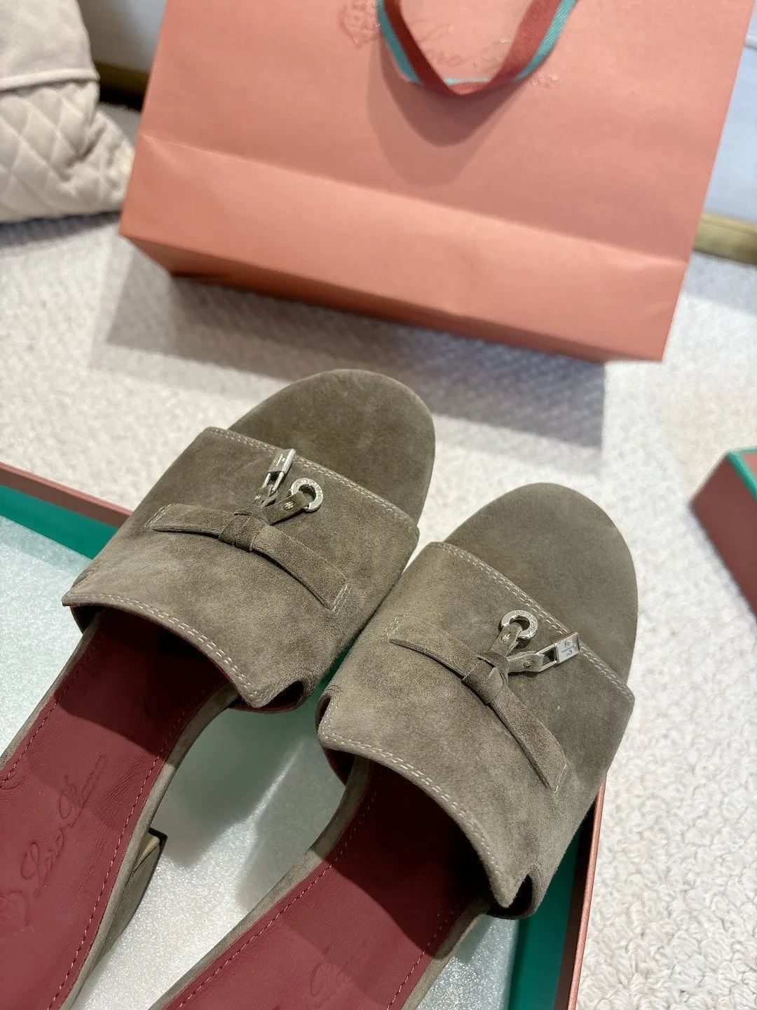 LP 25 Summer Charm Sandal 55 Rock Olive Suede
