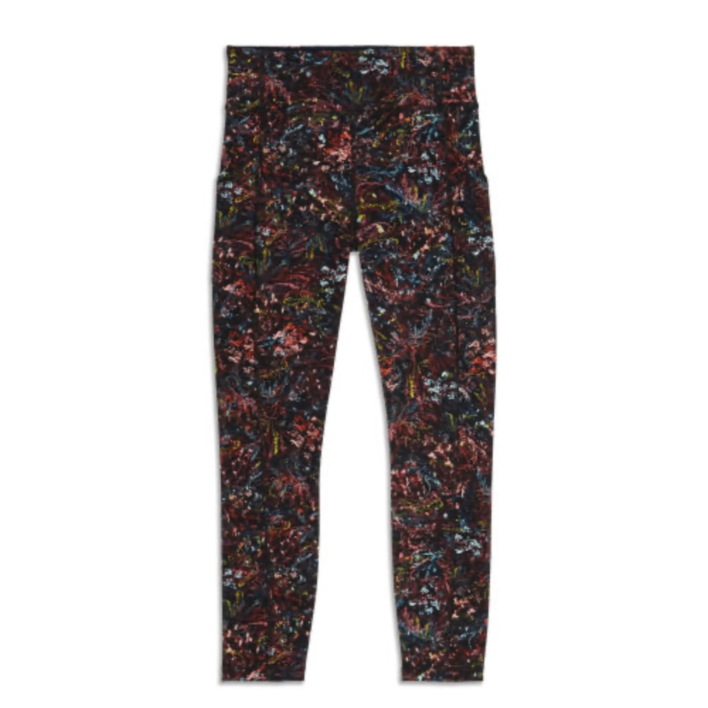 LULULEMON Invigorate High-Rise Tight Foilage Overlay Multi Size 4