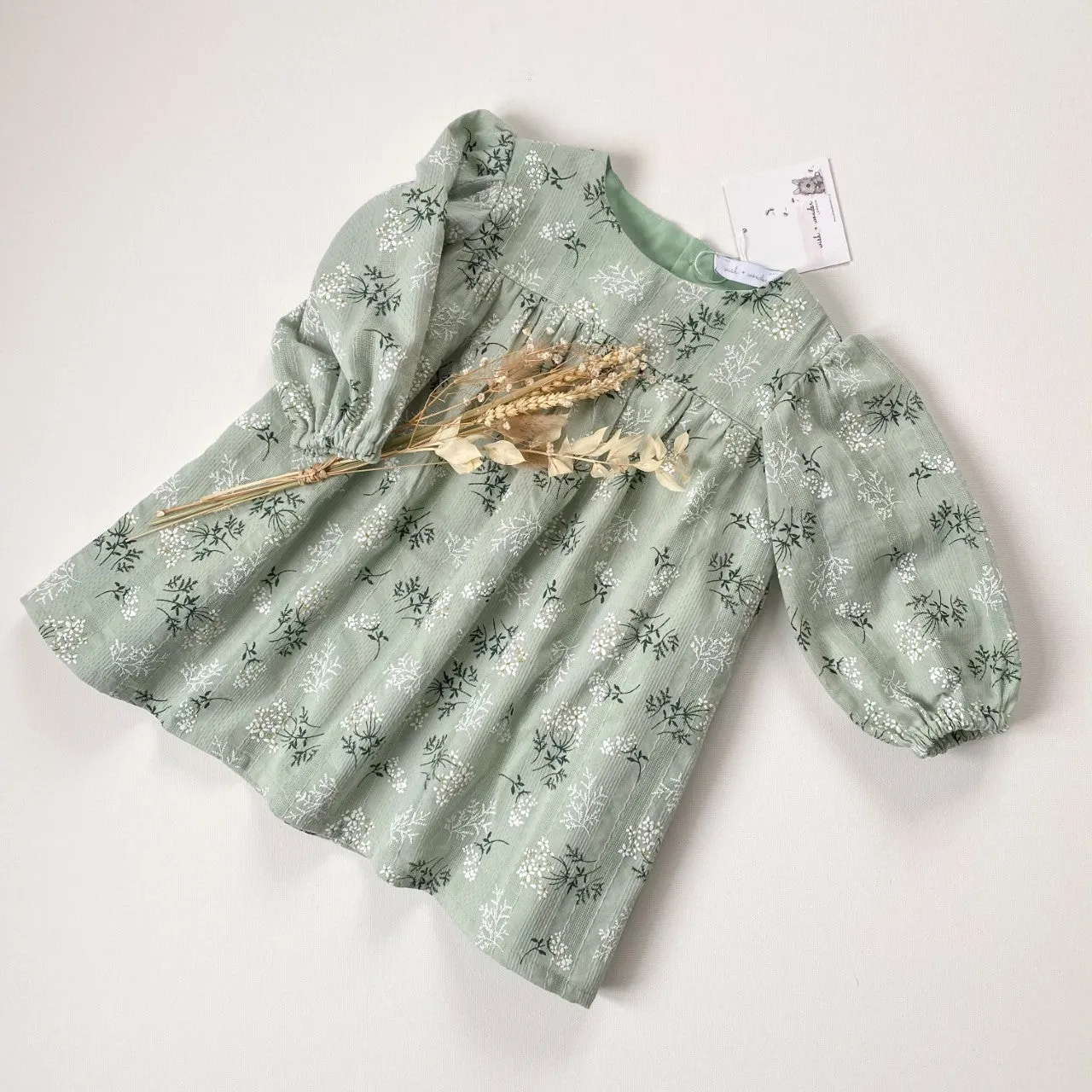 'Made to Order' Long Sleeve Boho Dress