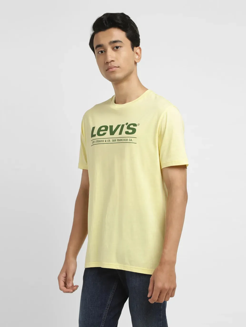 Men's Brand Logo Slim Fit T-shirt
