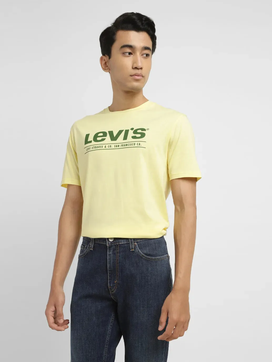 Men's Brand Logo Slim Fit T-shirt