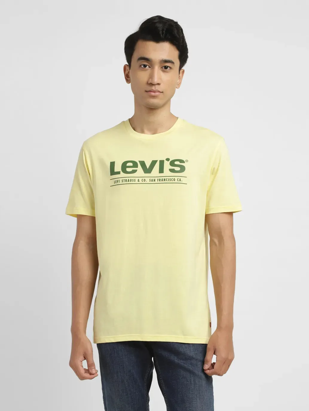 Men's Brand Logo Slim Fit T-shirt