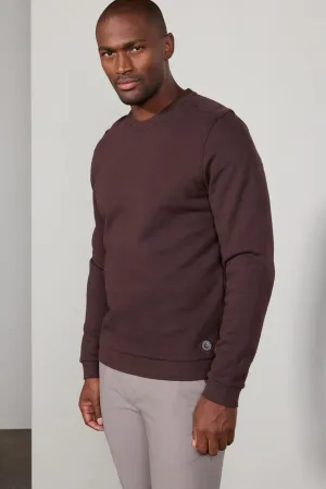 Men's Luxefleece Sweatshirt - Chocolate Brown